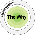 Temerament target with The Why in the middle